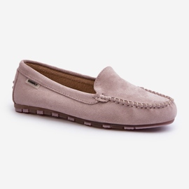 Mocasines Mujer Ante Ecológico, Morado Amrutia violeta 1