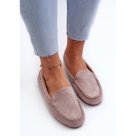 Mocasines Mujer Ante Ecológico, Morado Amrutia violeta 5