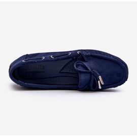 Mocasines Mujer Ante Azul Marino Si Passione 8