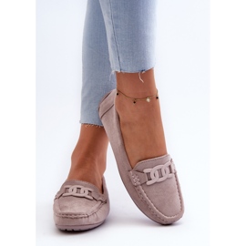 Mocasines De Ante De Moda Para Mujer Morado Rabell violeta 7