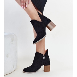 Botines negros asimétricos con aislamiento de Nadica 4