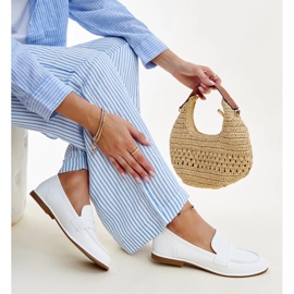 Mocasines Nasia clásicos blancos 1 Mocasines Nasia clásicos blancos 1