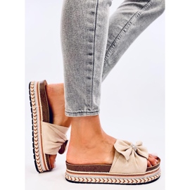 Chanclas de corcho con suela de colores Servoz Beige 4
