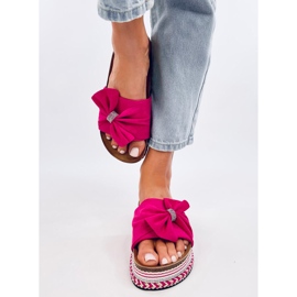 Chanclas de corcho con suela de colores Servoz Fucsia rosado 2
