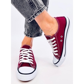 Zapatillas clásicas de mujer Basic Wine rojo 1