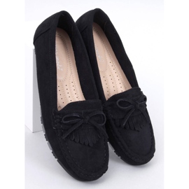 Mocasines Mouton de ante negro 1