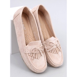 Mocasines Mouton de ante beige 1