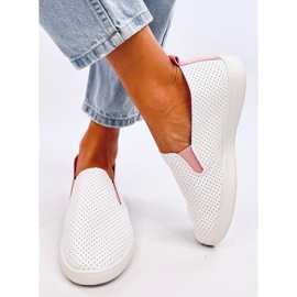 Zapatillas slip-on Jousse BLANCO/ROSA 2