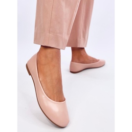 Bailarinas planta piel Tova Beige rosado 4