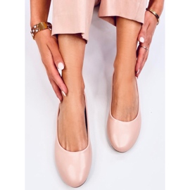 Bailarinas planta piel Tova Beige rosado 5