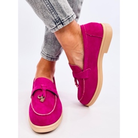 Mocasines de ante de Ottavia Fucsia rosa 2