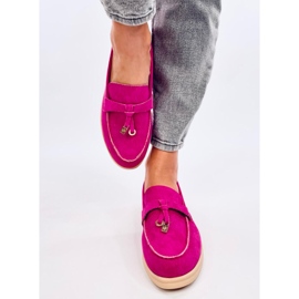 Mocasines de ante de Ottavia Fucsia rosa 1