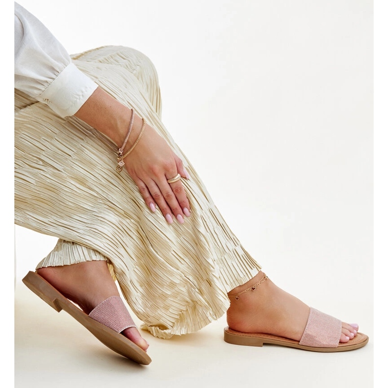 Chanclas Anilsa rosa brillante rosado 1