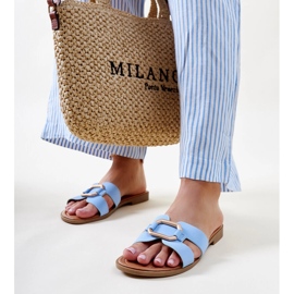 Chanclas hebilla Isana azul 1 Chanclas hebilla Isana azul 1