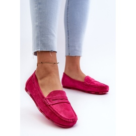 Mocasines Mujer Ante Eco Big Star NN274934 Memory Foam System Fucsia rosado 4