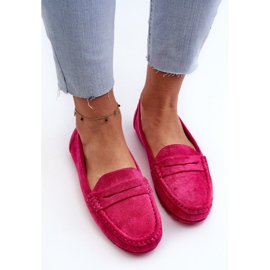 Mocasines Mujer Ante Eco Big Star NN274934 Memory Foam System Fucsia rosado 6