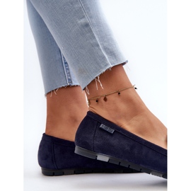 Mocasines Mujer Ante Eco Big Star NN274931 Memory Foam System Azul Marino 8