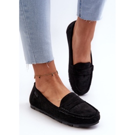 Mocasines Mujer Ante Eco Big Star NN274929 Memory Foam System Negro 5