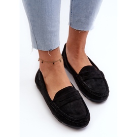 Mocasines Mujer Ante Eco Big Star NN274929 Memory Foam System Negro 6