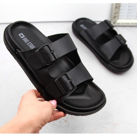 Chanclas Big Star W INT2004A de espuma con hebillas, negro 1