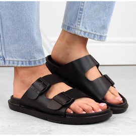 Chanclas Big Star W INT2004A de espuma con hebillas, negro 3