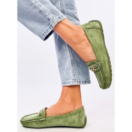 Mocasines mujer ante Sourd L.GREEN verde 3
