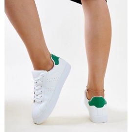 Zapatillas Akila blancas y verdes blanco 5