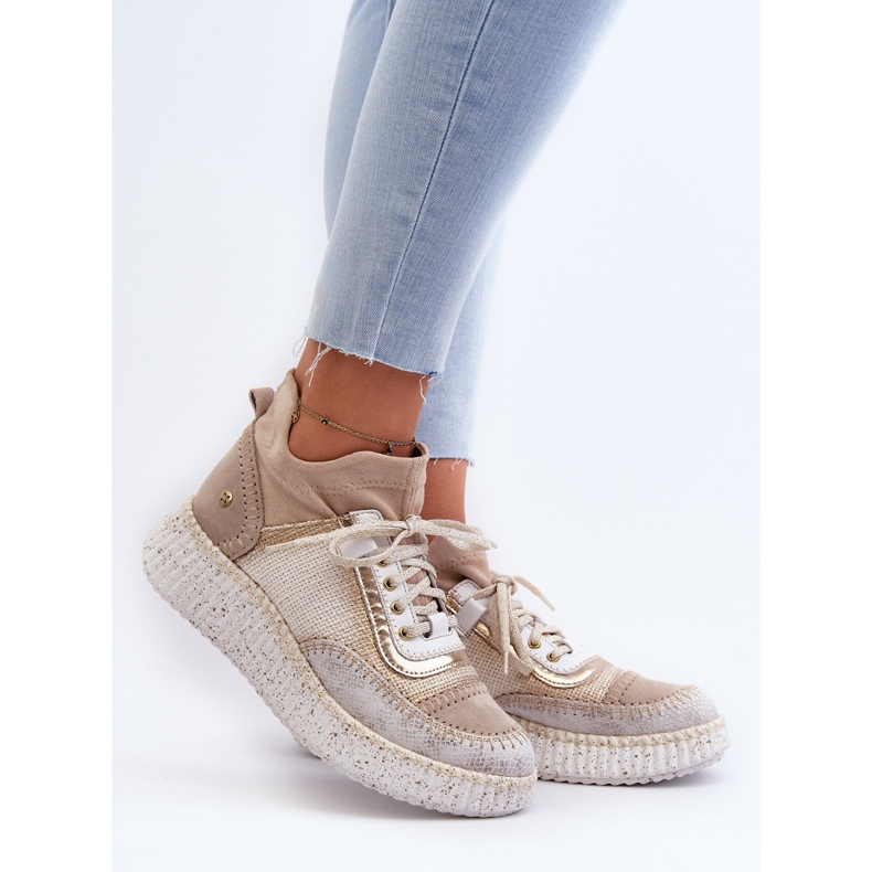 Zapatos Mujer Ante Maciejka 06405-04 Beige 2