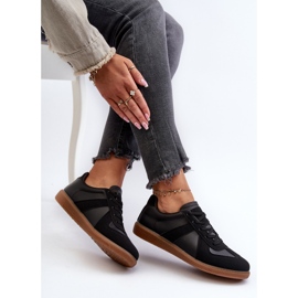 Zapatillas bajas de mujer trenzadas negras negro 6