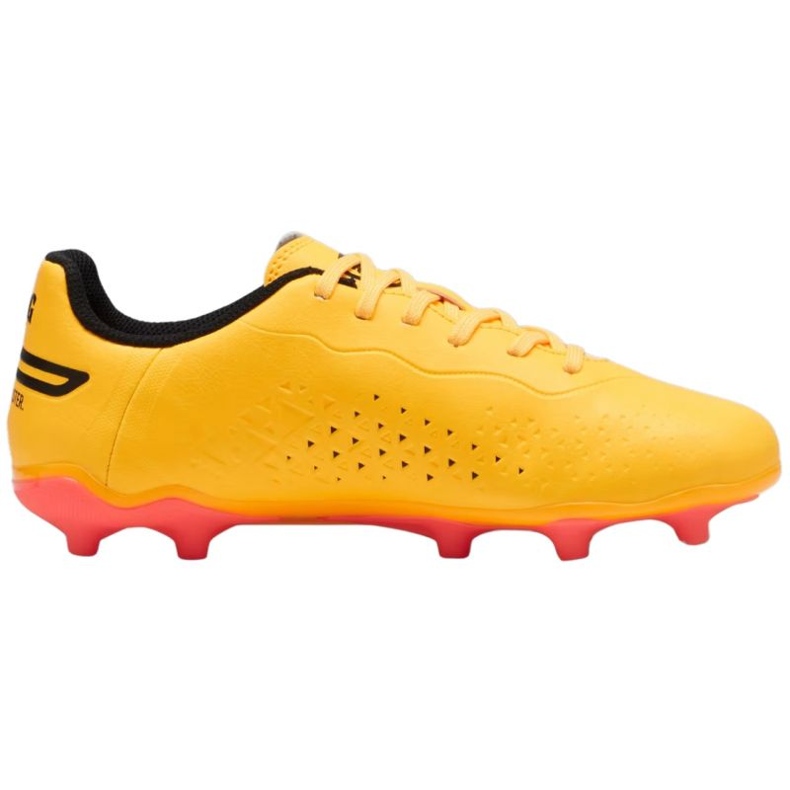 Zapatillas de fútbol Puma King Match FG/AG 107573 05 amarillo 1