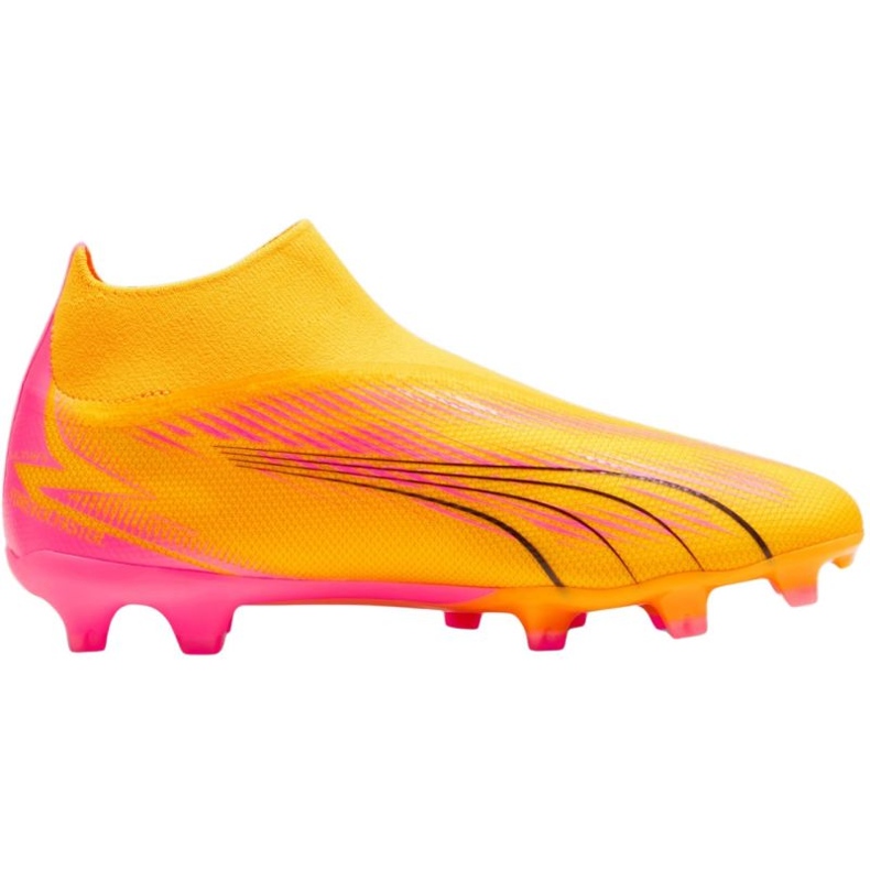 Zapatillas de fútbol Puma Ultra Match+ Ll FG/AG M 107759 03 amarillo 1