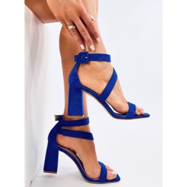 Sandalias tacón Savoy Azul 5