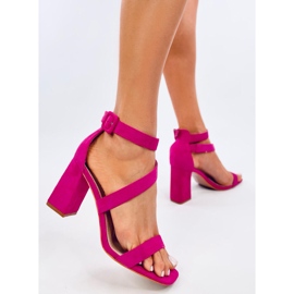 Sandalias tacón Savoy Fucsia rosado 3