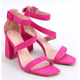 Sandalias tacón Savoy Fucsia rosado 4