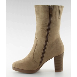 Botines mujer ante J28 kaki caqui 3