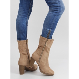 Botines mujer ante J28 kaki caqui 4