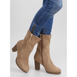 Botines mujer ante J28 kaki caqui 5