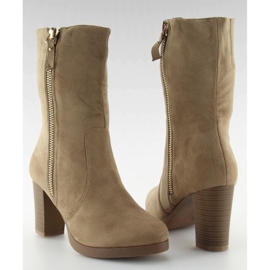 Botines mujer ante J28 kaki caqui 6