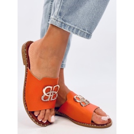 Chanclas de mujer Lafite Naranja 3