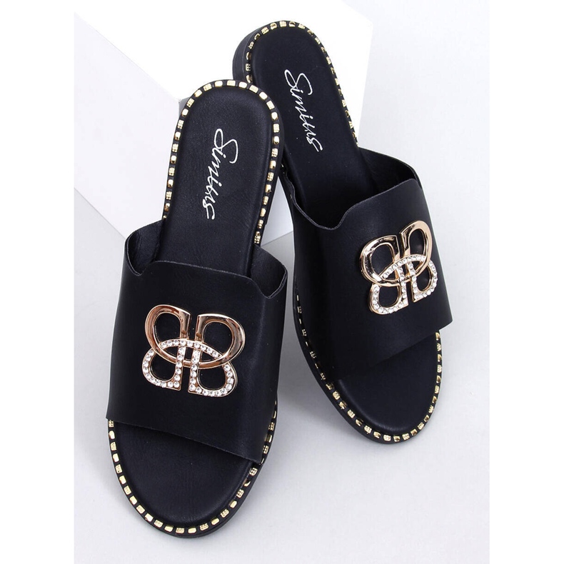 Chanclas de mujer Lafite Negro 1