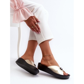 Chanclas Mujer Piel Adorno Dorado S.Barski KV27-027 7
