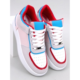 Adames zapatillas rojas de colores blanco 5