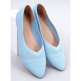 Bailarinas caladas almendra Sotty Azul 1