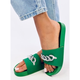 Babucha Tilia Verde con cadena 2