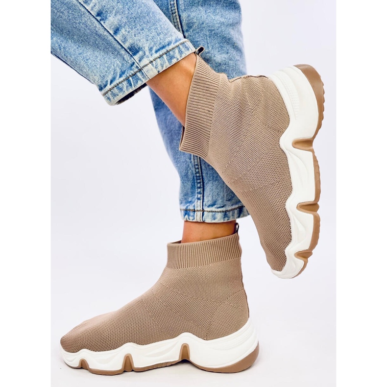 Calcetines tobilleros Nova Khaki beige 2