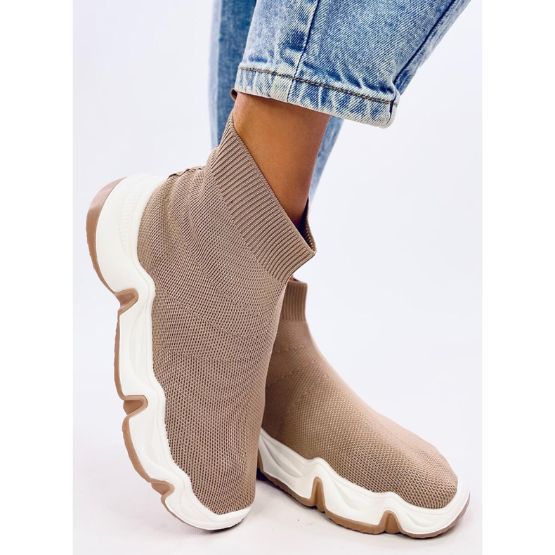 Calcetines tobilleros Nova Khaki beige 1