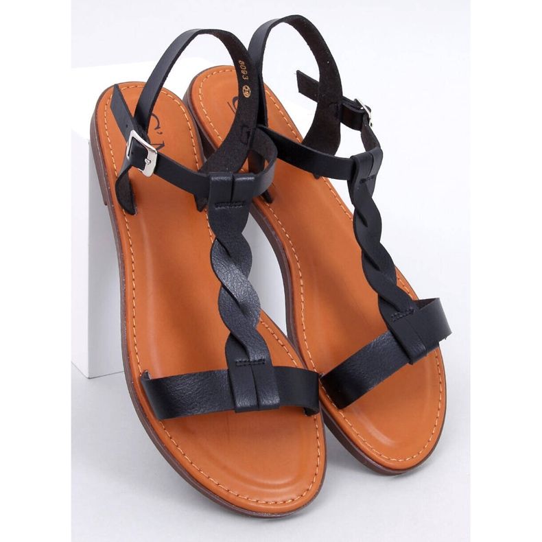 Sandalias mujer Pourta Negro 1