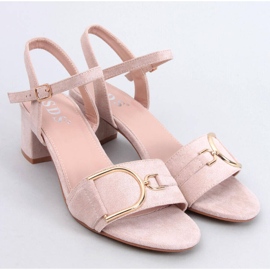 Parisy Sandalias tacón bajo beige 1 Parisy Sandalias tacón bajo beige 1