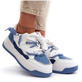 Zapatillas Mujer Plataforma Azul Moariella 8