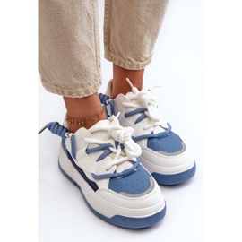 Zapatillas Mujer Plataforma Azul Moariella 5